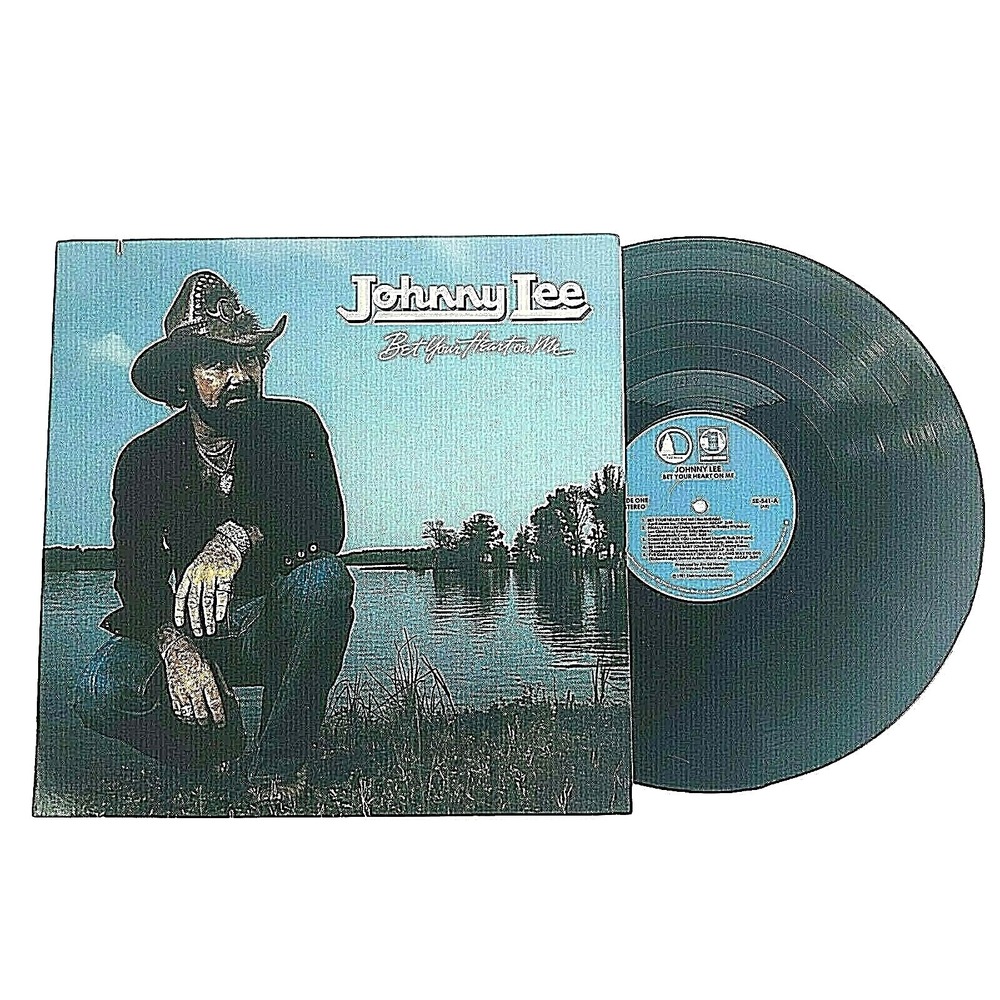 1981 Johnny Lee VInyl Lp Bet Your Heart On Me Record Album SE541 Full Moon VTG